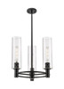 INNOVATIONS 434-3CR-BK-G434-12SDY Crown Point 3 18 inch Pendant Matte Black