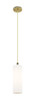 INNOVATIONS 434-1P-BB-G434-12WH Crown Point 1 4.5 inch Pendant Brushed Brass
