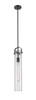 INNOVATIONS 413-1SS-BK-G413-1S-4SDY Pilaster 1 4.75 inch Pendant Matte Black