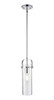 INNOVATIONS 423-1S-PC-G423-12SDY Pilaster II Cylinder 1 5 inch Pendant Polished Chrome