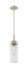 INNOVATIONS 427-1S-SN-G427-14CL Claverack 1 5.875 inch Pendant Satin Nickel