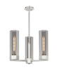 INNOVATIONS 427-3CR-SN-G427-14SM Claverack 3 21.625 inch Pendant Satin Nickel