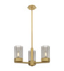 INNOVATIONS 427-3CR-BB-G427-9SM Claverack 3 21.625 inch Pendant Brushed Brass