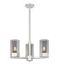 INNOVATIONS 427-3CR-SN-G427-9SM Claverack 3 21.625 inch Pendant Satin Nickel