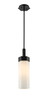 INNOVATIONS 427-1S-BK-G427-14WH Claverack 1 5.875 inch Pendant Matte Black