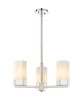 INNOVATIONS 427-3CR-PN-G427-9WH Claverack 3 21.625 inch Pendant Polished Nickel