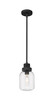 INNOVATIONS 472-1S-TBK-G472-6CL Somers 1 5.5 inch Pendant Textured Black