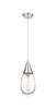 INNOVATIONS 450-1P-PN-G450-6CL Malone 1 6 inch Pendant Polished Nickel