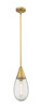 INNOVATIONS 450-1S-BB-G450-6SCL Malone 1 6 inch Pendant Brushed Brass