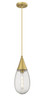 INNOVATIONS 450-1P-BB-G450-6SCL Malone 1 6 inch Pendant Brushed Brass