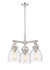 INNOVATIONS 410-3CR-PN-G412-7SDY Newton Bell 3 20.625 inch Pendant Polished Nickel