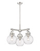 INNOVATIONS 410-3CR-PN-G410-7SDY Newton Sphere 3 20.625 inch Pendant Polished Nickel