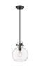 INNOVATIONS 410-1PS-BK-G410-8CL Newton Sphere 1 8 inch Pendant Matte Black