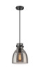 INNOVATIONS 410-1PS-BK-G412-8SM Newton Bell 1 8 inch Pendant Matte Black