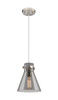 INNOVATIONS 410-1PS-SN-G411-8SM Newton Cone 1 8 inch Pendant Brushed Satin Nickel