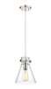 INNOVATIONS 410-1PS-PN-G411-8SDY Newton Cone 1 8 inch Pendant Polished Nickel