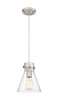 INNOVATIONS 410-1PS-SN-G411-8SDY Newton Cone 1 8 inch Pendant Brushed Satin Nickel