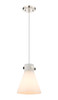 INNOVATIONS 410-1PS-PN-G411-8WH Newton Cone 1 8 inch Pendant Polished Nickel