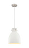 INNOVATIONS 410-1PM-SN-M412-10W Newton Sphere 1 10 inch Pendant Satin Nickel