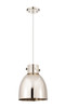 INNOVATIONS 410-1PM-PN-M412-10PN Newton Sphere 1 10 inch Pendant Polished Nickel