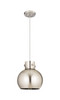 INNOVATIONS 410-1PM-SN-M410-10SN Newton Sphere 1 10 inch Pendant Satin Nickel