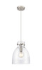 INNOVATIONS 410-1PM-SN-G412-10CL Newton Bell 1 10 inch Pendant Satin Nickel