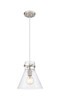INNOVATIONS 410-1PM-SN-G411-10CL Newton Cone 1 10 inch Pendant Satin Nickel