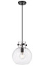 INNOVATIONS 410-1PM-BK-G410-10CL Newton Sphere 1 10 inch Pendant Matte Black