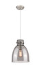 INNOVATIONS 410-1PM-SN-G412-10SM Newton Bell 1 10 inch Pendant Satin Nickel