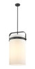 INNOVATIONS 413-4SL-BK-G413-4S-12WH Pilaster 4 12 inch Pendant Matte Black