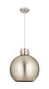 INNOVATIONS 410-1PL-SN-M410-14SN Newton Sphere 1 14 inch Pendant Satin Nickel