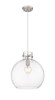 INNOVATIONS 410-1PL-SN-G410-14CL Newton Sphere 1 14 inch Pendant Satin Nickel