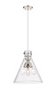 INNOVATIONS 410-3PL-PN-G411-16CL Newton Cone 3 16 inch Pendant Polished Nickel