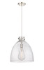 INNOVATIONS 410-1PL-PN-G412-16SDY Newton Bell 1 16 inch Pendant Polished Nickel