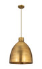 INNOVATIONS 410-1PL-BB-M412-18BB Newton Sphere 1 18 inch Pendant Brushed Brass