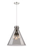 INNOVATIONS 410-3PL-PN-G411-18SM Newton Cone 3 18 inch Pendant Polished Nickel