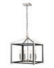 INNOVATIONS 376-4CR-BPN-16 Wiscoy 4 16 inch Pendant Black Polished Nickel