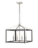 INNOVATIONS 376-4CR-BPN-20 Wiscoy 4 20 inch Pendant Black Polished Nickel