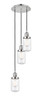 INNOVATIONS 113F-3P-PN-G312 Dover 3 Light Multi-Pendant part of the Franklin Restoration Collection Polished Nickel