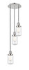 INNOVATIONS 113F-3P-PN-G314 Dover 3 Light Multi-Pendant part of the Franklin Restoration Collection Polished Nickel