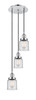 INNOVATIONS 113F-3P-PC-G52 Cone 3 Light Multi-Pendant part of the Franklin Restoration Collection Polished Chrome