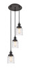 INNOVATIONS 113F-3P-OB-G513 Cone 3 Light Multi-Pendant part of the Franklin Restoration Collection Oil Rubbed Bronze