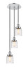 INNOVATIONS 113F-3P-PC-G513 Cone 3 Light Multi-Pendant part of the Franklin Restoration Collection Polished Chrome
