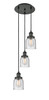 INNOVATIONS 113F-3P-BK-G54 Cone 3 Light Multi-Pendant part of the Franklin Restoration Collection Matte Black