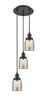 INNOVATIONS 113F-3P-OB-G58 Cone 3 Light Multi-Pendant part of the Franklin Restoration Collection Oil Rubbed Bronze