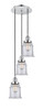 INNOVATIONS 113F-3P-PC-G182 Canton 3 Light Multi-Pendant part of the Franklin Restoration Collection Polished Chrome