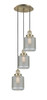 INNOVATIONS 113F-3P-AB-G262 Stanton 3 Light Multi-Pendant part of the Franklin Restoration Collection Antique Brass