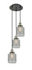 INNOVATIONS 113F-3P-BAB-G262 Stanton 3 Light Multi-Pendant part of the Franklin Restoration Collection Black Antique Brass