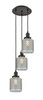 INNOVATIONS 113F-3P-OB-G262 Stanton 3 Light Multi-Pendant part of the Franklin Restoration Collection Oil Rubbed Bronze