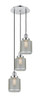 INNOVATIONS 113F-3P-PC-G262 Stanton 3 Light Multi-Pendant part of the Franklin Restoration Collection Polished Chrome